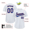 Custom White Classic Style Blue Personalized Authentic Baseball Jersey BSBJ01-bd0fa07