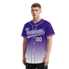 Custom Purple White Fade Fashion Personalized Authentic Baseball Jersey BSBJ01-D0a70eb