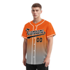 Custom Orange Grey Fade Fashion Personalized Authentic Baseball Jersey BSBJ01-D0a70ec