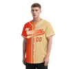 Custom Orange Beige Gradient Fashion Personalized Authentic Baseball Jersey BSBJ01-D0a707f