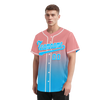 Custom Pink Blue Fade Fashion Personalized Authentic Baseball Jersey BSBJ01-D0a70f8