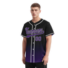 Custom Black Purple Fade Fashion Personalized Authentic Baseball Jersey BSBJ01-D0a70d0