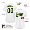 Custom White Classic Style Green Personalized Authentic Baseball Jersey BSBJ01-bd0fac0