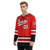 Custom Red Black Personalized Hockey Jersey HCKJ01-D0a700a