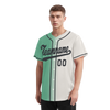 Custom Green White Gradient Fashion Personalized Authentic Baseball Jersey BSBJ01-D0a708a