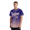 Custom Purple Pink Fade Fashion Personalized Authentic Baseball Jersey BSBJ01-D0a7070