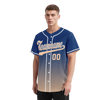 Custom Blue Beige Fade Fashion Personalized Authentic Baseball Jersey BSBJ01-D0a70da