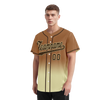 Custom Brown Yellow Fade Fashion Personalized Authentic Baseball Jersey BSBJ01-D0a70ff