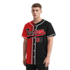 Custom Red Black Gradient Fashion Personalized Authentic Baseball Jersey BSBJ01-D0a707a