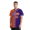 Custom Orange Purple Gradient Fashion Personalized Authentic Baseball Jersey BSBJ01-D0a7a08