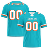 Custom Cyan Classic Style Personalized Authentic Football Jersey FBJ02-bd0a70ba