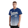 Custom Blue White Fade Fashion Personalized Authentic Baseball Jersey BSBJ01-D0a70db