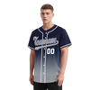 Custom Blue Grey Fade Fashion Personalized Authentic Baseball Jersey BSBJ01-D0a70b8