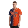 Custom Blue Orange Gradient Fashion Personalized Authentic Baseball Jersey BSBJ01-D0a7089