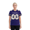 Custom Purple Classic Style Personalized Authentic Football Jersey FBJ02-bd0a70cb