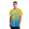 Custom Yellow Blue Fade Fashion Personalized Authentic Baseball Jersey BSBJ01-D0a70fc