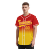 Custom Red Yellow Fade Fashion Personalized Authentic Baseball Jersey BSBJ01-D0a70d7