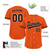 Custom Orange Black Classic Style Black Personalized Authentic Baseball Jersey BSBJ01-bd0fa0a