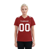 Custom Red Classic Style Personalized Authentic Football Jersey FBJ02-bd0a700a