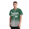 Custom Green Grey Fade Fashion Personalized Authentic Baseball Jersey BSBJ01-D0a70c9