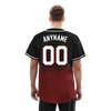 Custom Black Red Fade Fashion Personalized Authentic Baseball Jersey BSBJ01-D0a70f0