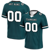 Custom Cyan Classic Style Personalized Authentic Football Jersey FBJ02-bd0a70ab