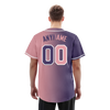 Custom Purple Pink Gradient Fashion Personalized Authentic Baseball Jersey BSBJ01-D0a7a0e