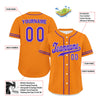 Custom Orange Classic Style Purple Personalized Authentic Baseball Jersey UN002-bd0b00d8-cb