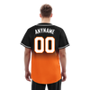 Custom Black Orange Fade Fashion Personalized Authentic Baseball Jersey BSBJ01-D0a70ce