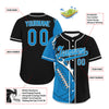 Custom Black Blue Classic Style Personalized Authentic Baseball Jersey UN002-D0b0a00-f