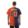 Custom Blue Orange Gradient Fashion Personalized Authentic Baseball Jersey BSBJ01-D0a7089