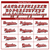 Custom White Classic Style Red Personalized Authentic Baseball Jersey BSBJ01-bd0fade