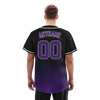 Custom Black Purple Fade Fashion Personalized Authentic Baseball Jersey BSBJ01-D0a70d0