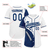 Custom White Blue Jersey and TN Shoes Combo Offer Personalized ZH-D0200101-14