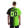 Custom Green Black Gradient Fashion Personalized Authentic Baseball Jersey BSBJ01-D0a709c