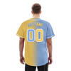 Custom Blue Yellow Gradient Fashion Personalized Authentic Baseball Jersey BSBJ01-D0a7079