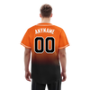 Custom Orange Black Fade Fashion Personalized Authentic Baseball Jersey BSBJ01-D0a70c7