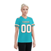 Custom Cyan Classic Style Personalized Authentic Football Jersey FBJ02-bd0a70ba