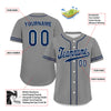 Custom Grey Classic Style Blue Personalized Authentic Baseball Jersey UN002-bd0b00d8-ac