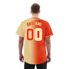 Custom Orange Beige Gradient Fashion Personalized Authentic Baseball Jersey BSBJ01-D0a707f