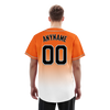 Custom Orange White Fade Fashion Personalized Authentic Baseball Jersey BSBJ01-D0a70dd