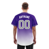 Custom Purple White Fade Fashion Personalized Authentic Baseball Jersey BSBJ01-D0a70eb