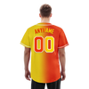 Custom Orange Yellow Gradient Fashion Personalized Authentic Baseball Jersey BSBJ01-D0a707e