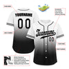 Custom White Black Fade Fashion Personalized Authentic Baseball Jersey UN002-bd0b007b-d