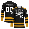 Custom Black Yellow Personalized Hockey Jersey HCKJ01-D0a70ee