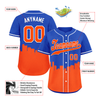 Custom Blue Orange City Edition Personalized Authentic Baseball Jersey BSBJ01-D017140