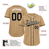 Custom Yellow Stripe Fashion Personalized Authentic Baseball Jersey BSBJ01-D017256