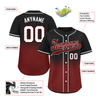 Custom Black Red Fade Fashion Personalized Authentic Baseball Jersey BSBJ01-D0a70f0