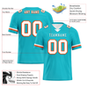 Custom Cyan Classic Style Personalized Authentic Football Jersey FBJ02-bd0a70ba