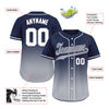 Custom Blue Grey Fade Fashion Personalized Authentic Baseball Jersey BSBJ01-D0a70b8